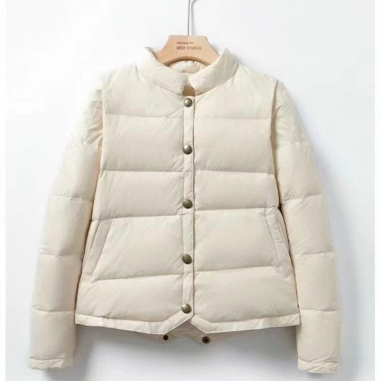 Minda | Retro Style Short Thermal Down Jacket