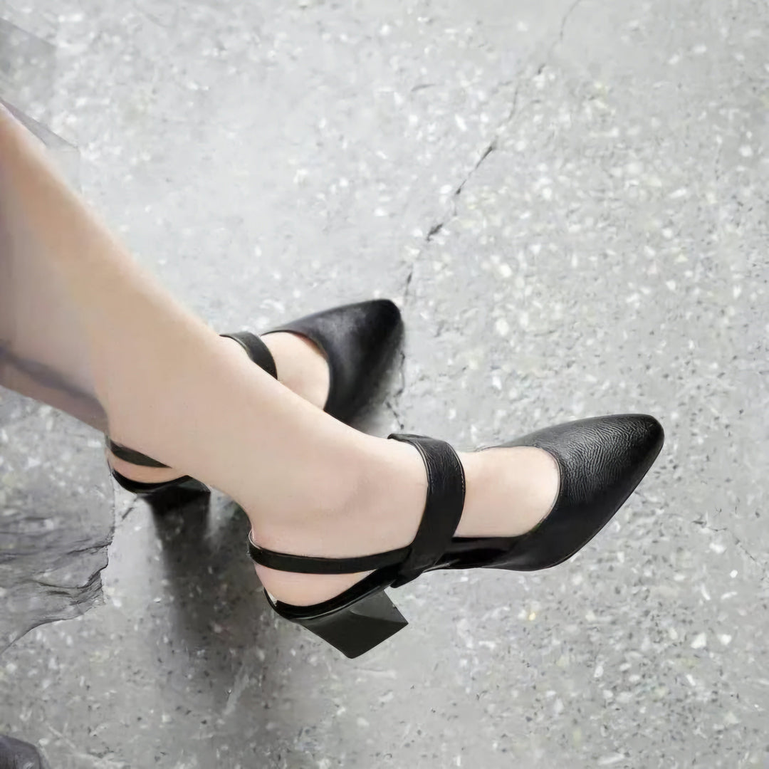 Lily | Flare Heels