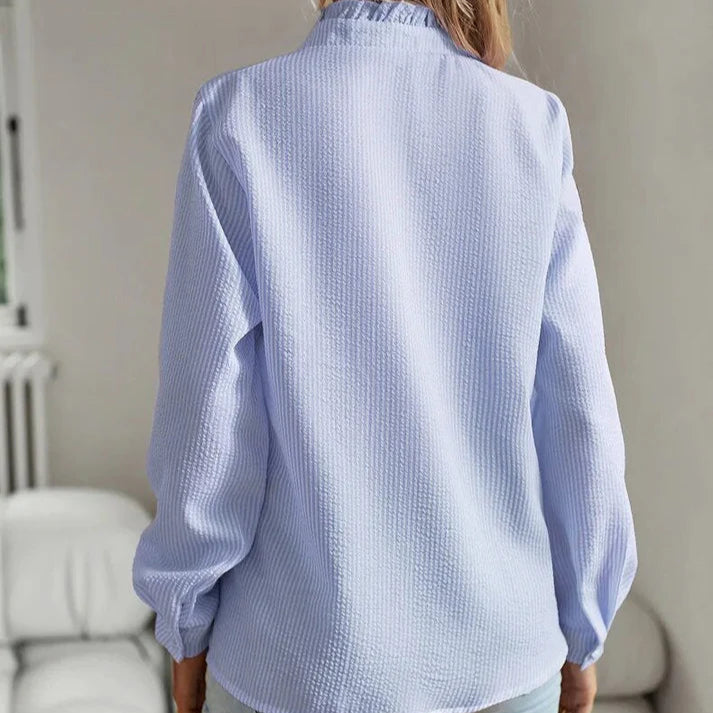 Lisbeth | Elegant Cuff Collar Blouse