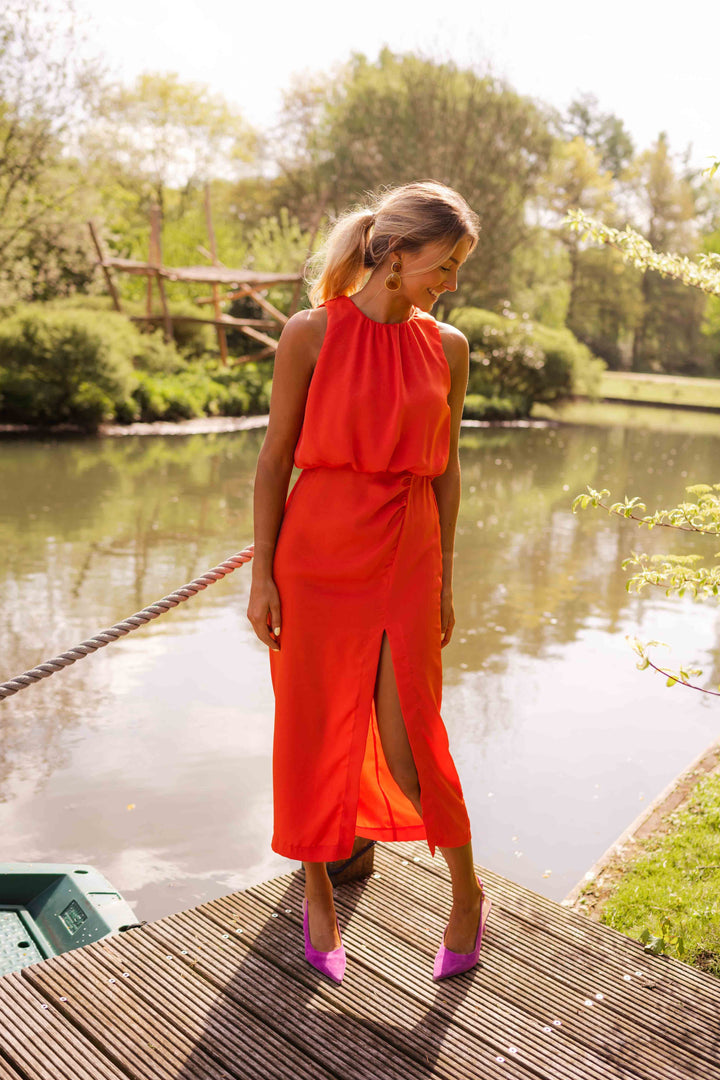 Tory | Elegant Halter Dress