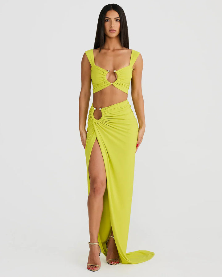 Lyanna | Cut-Out Maxi Skirt Set