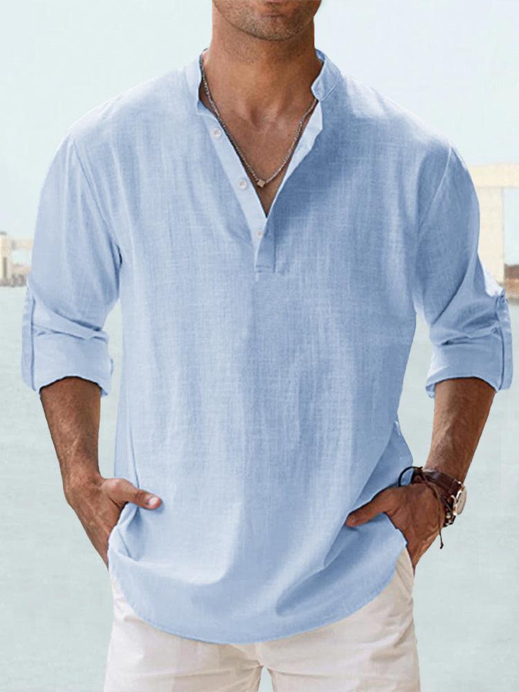 Jack | Henley Linen Shirt