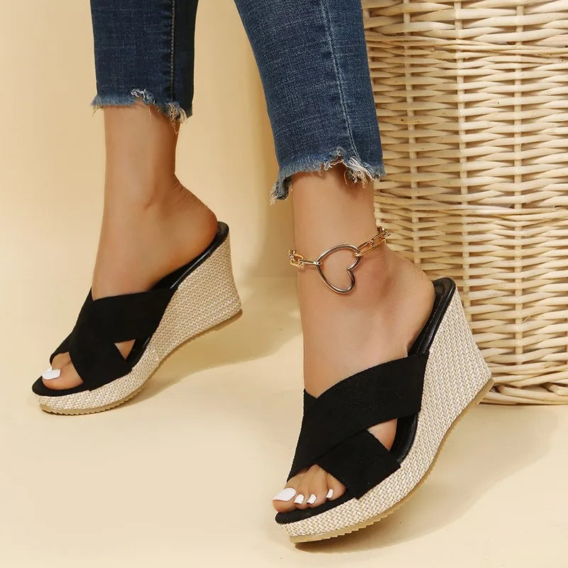 Evie | Chic Wedge Sandals