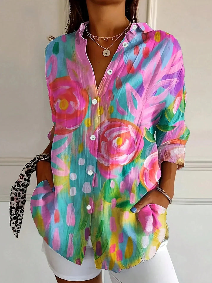 Annika | Timeless Printed Blouse