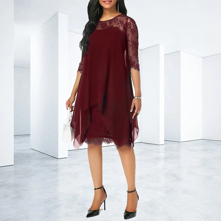 Leonore | Plus Size Elegant Midi Dress