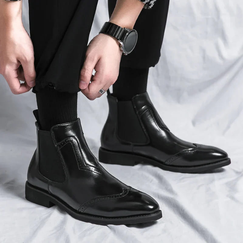 Leonardo Moretti | Brogue Chelsea Boots