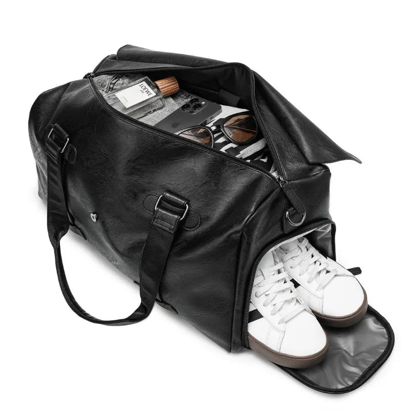 Lorenzo | Leather Travel Duffle Bag