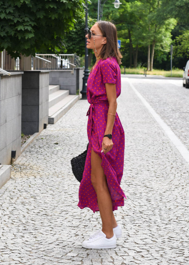Alina | Flattering Floral Wrap Dress