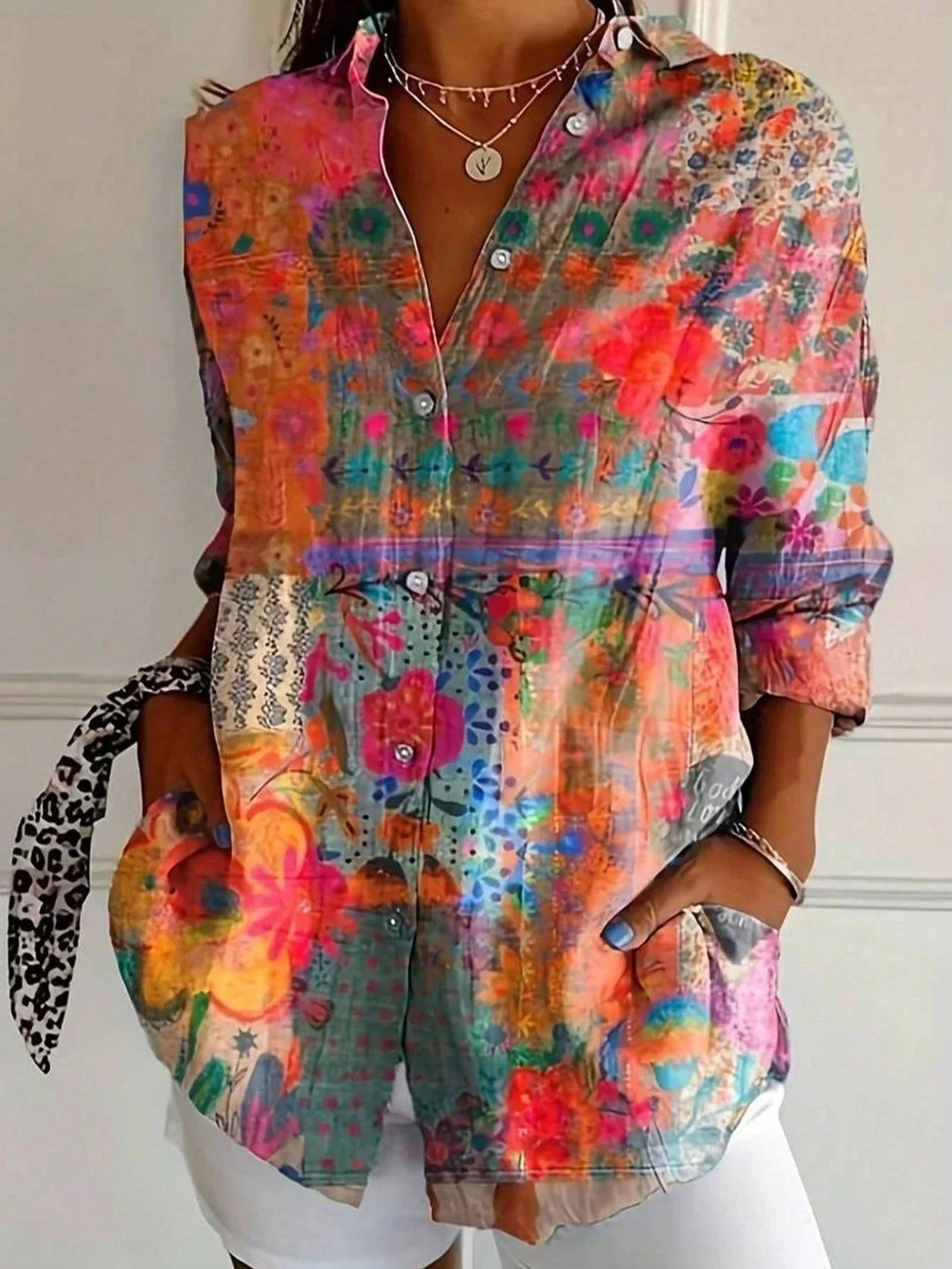 Annika | Timeless Printed Blouse