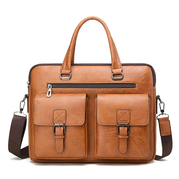 Benjamin | Classic Leather Briefcase