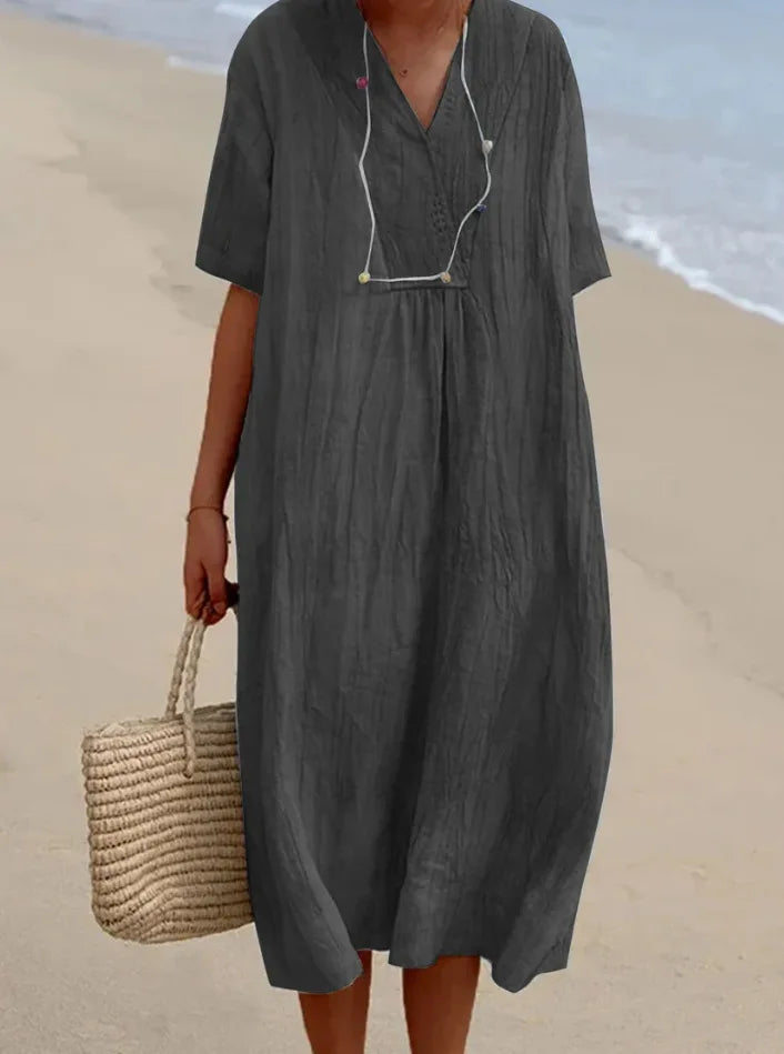 Josephine | Classy V-Neck Dress