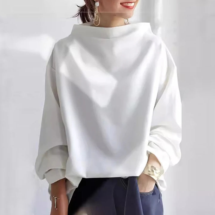 Margot | Elegant High-Neck Knit Top