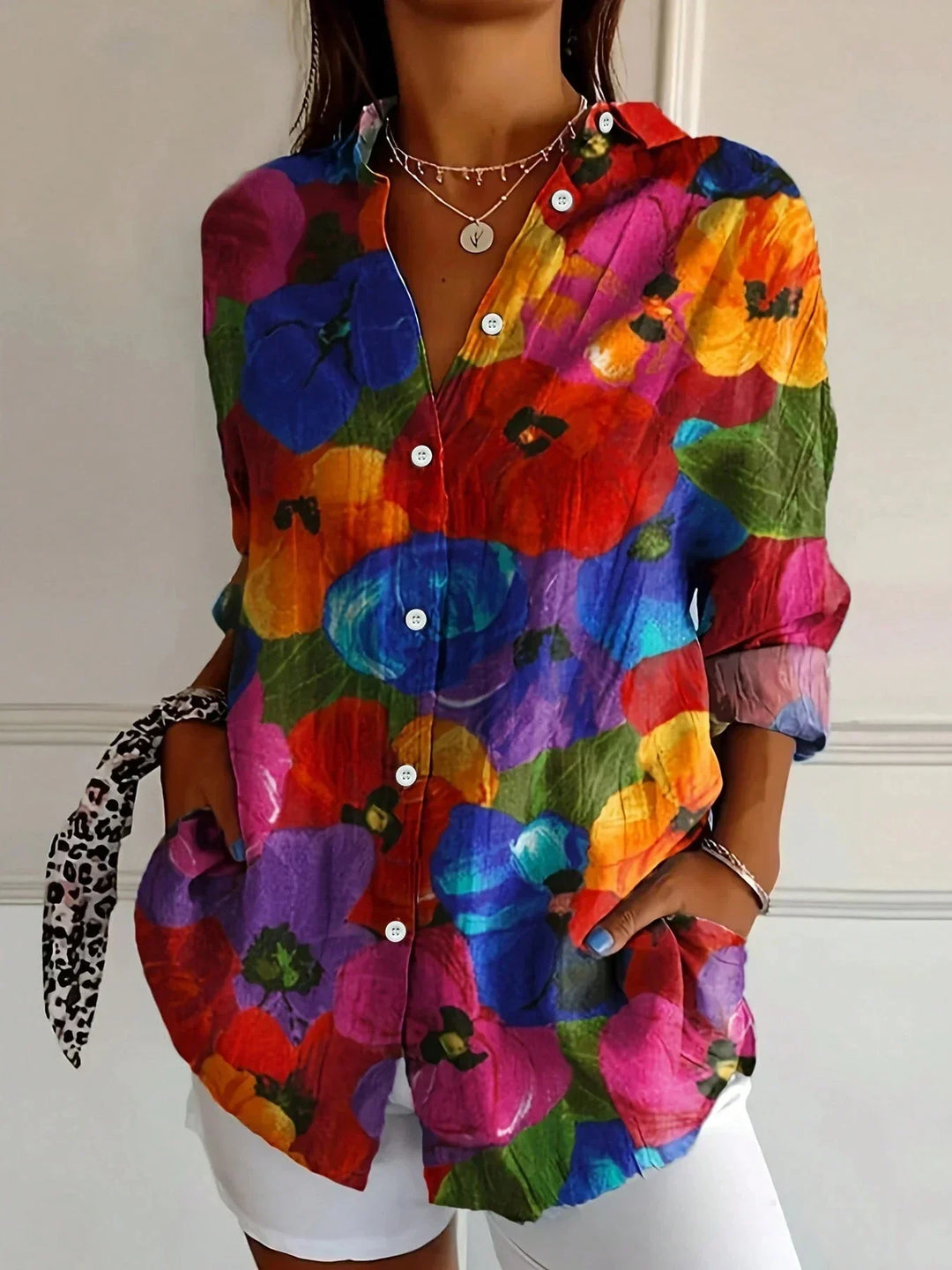 Annika | Timeless Printed Blouse