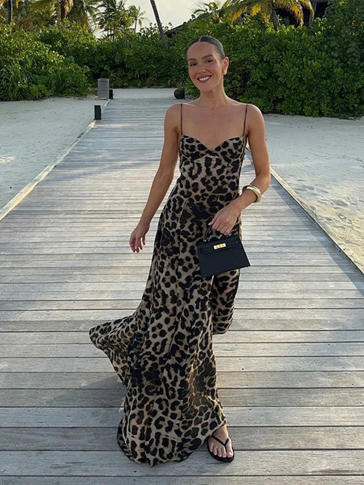 Antonia | Leopard Maxi Dress