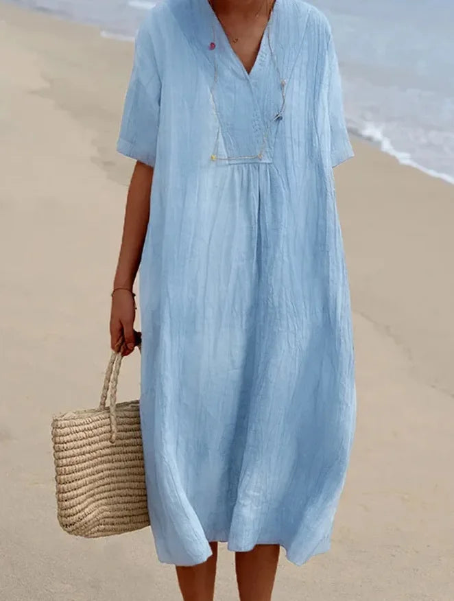 Josephine | Classy V-Neck Dress