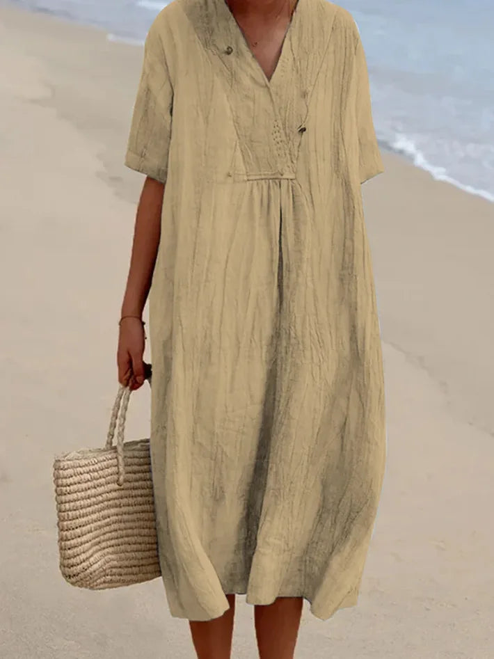 Josephine | Classy V-Neck Dress