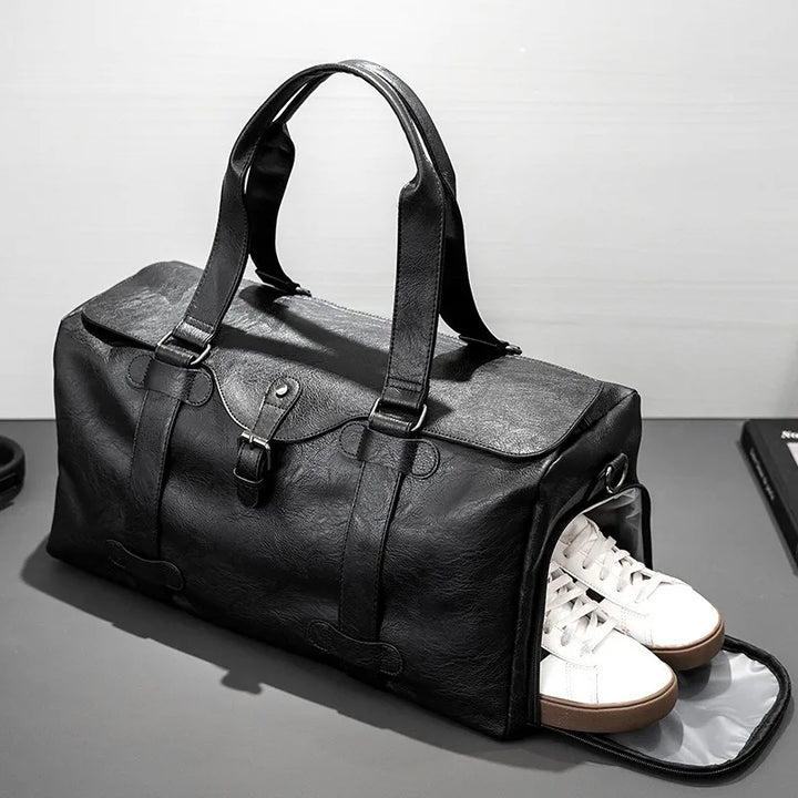 Lorenzo | Leather Travel Duffle Bag