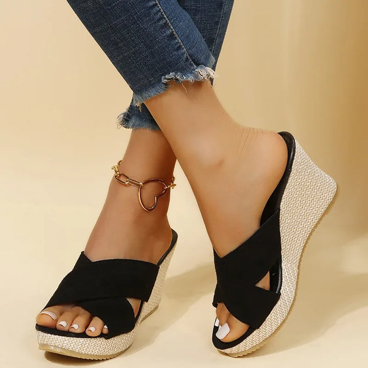 Evie | Chic Wedge Sandals