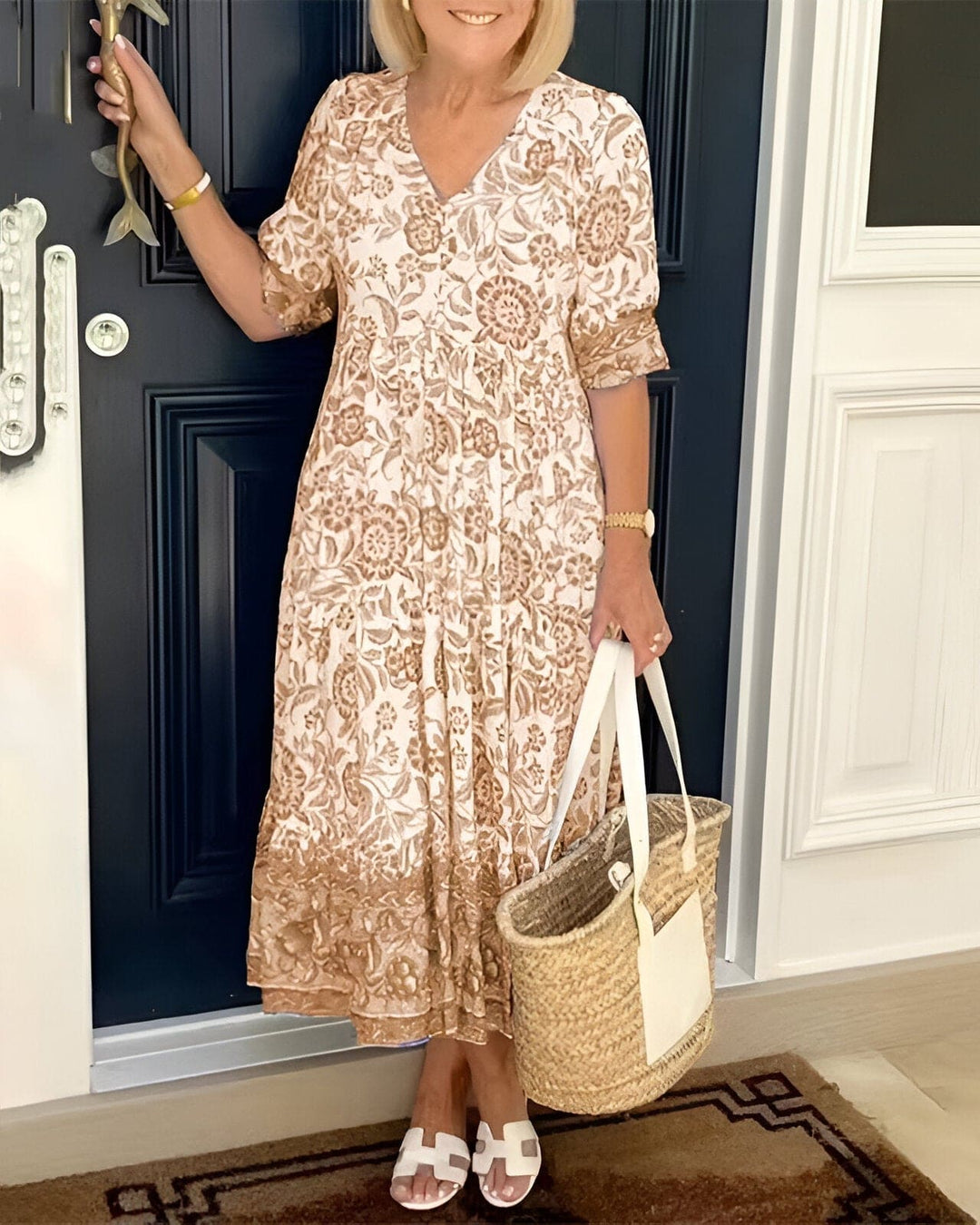 Alexis | V-Neck Bohemian Dress