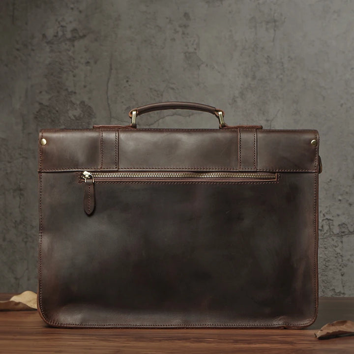 Leonardo | Vintage Leather Briefcase