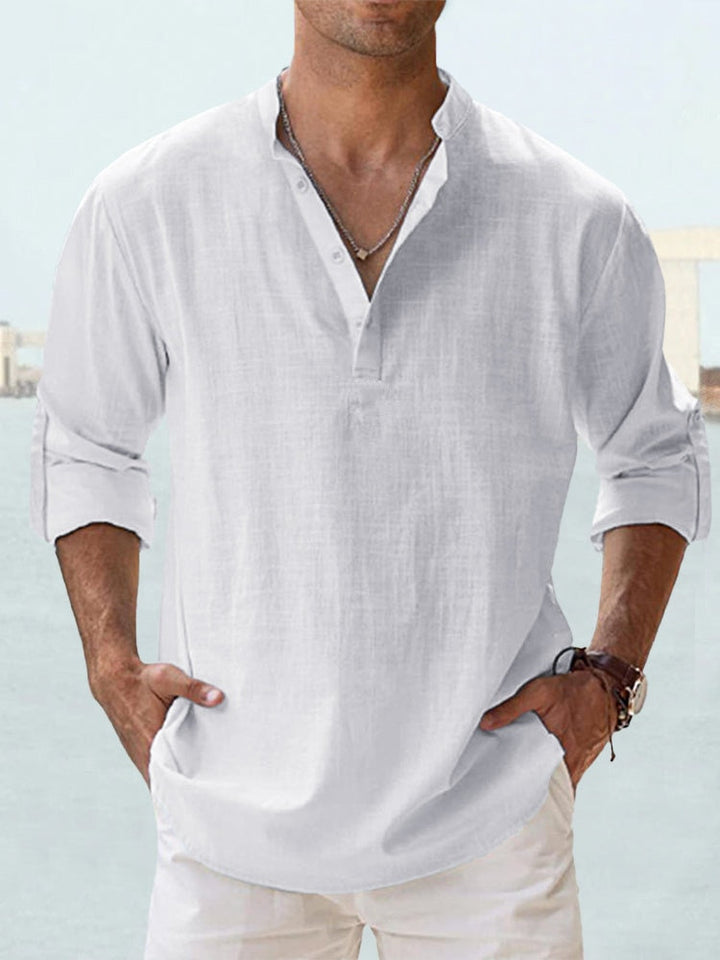 Jack | Henley Linen Shirt