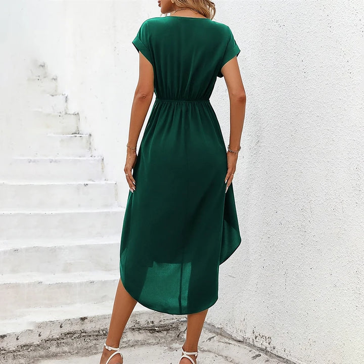 Abbi | Elegant V-Neckline Dress