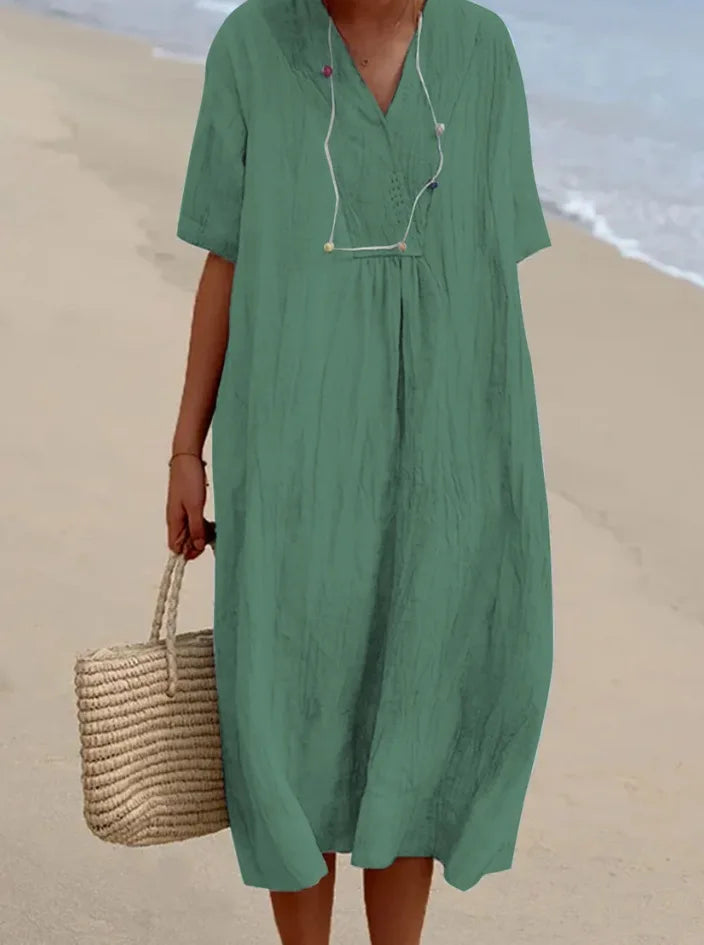 Josephine | Classy V-Neck Dress