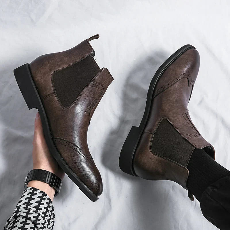 Leonardo Moretti | Brogue Chelsea Boots