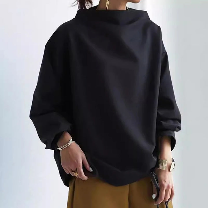 Margot | Elegant High-Neck Knit Top