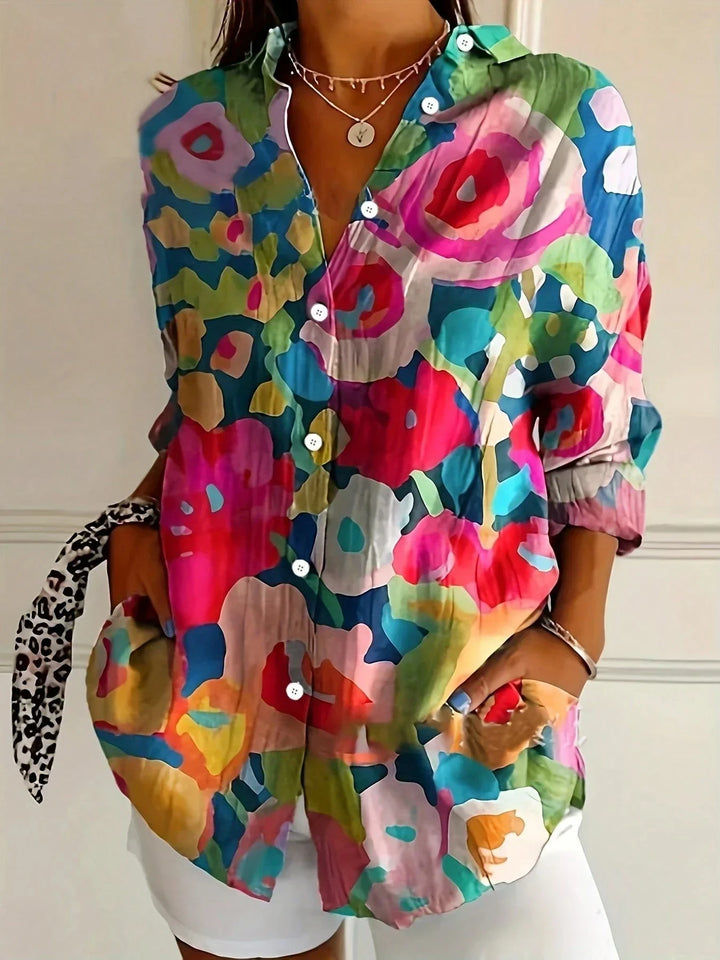 Annika | Timeless Printed Blouse