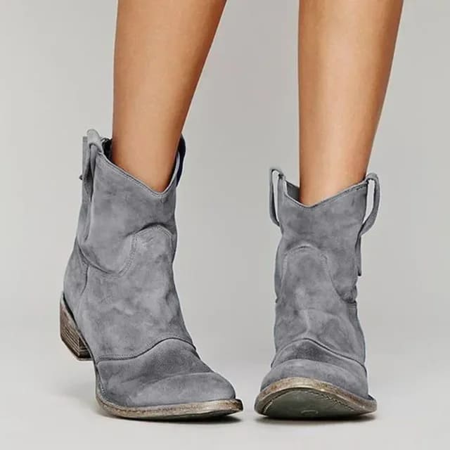 Jane | Vintage Cowboy Ankle Boots