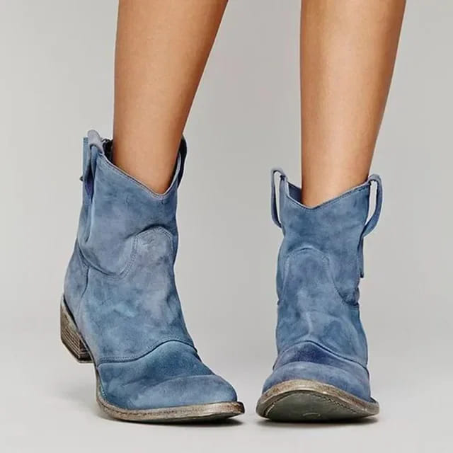 Jane | Vintage Cowboy Ankle Boots