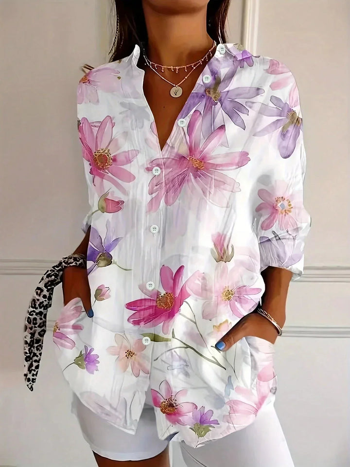 Annika | Timeless Printed Blouse