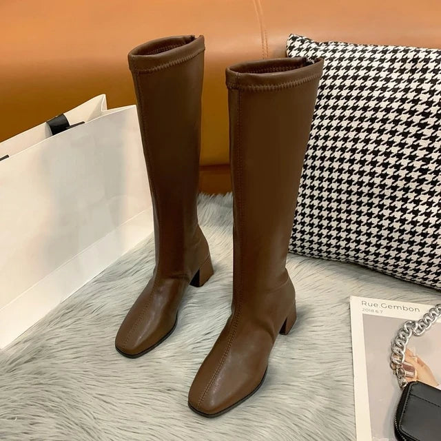 Becca | High Heel Long Boots