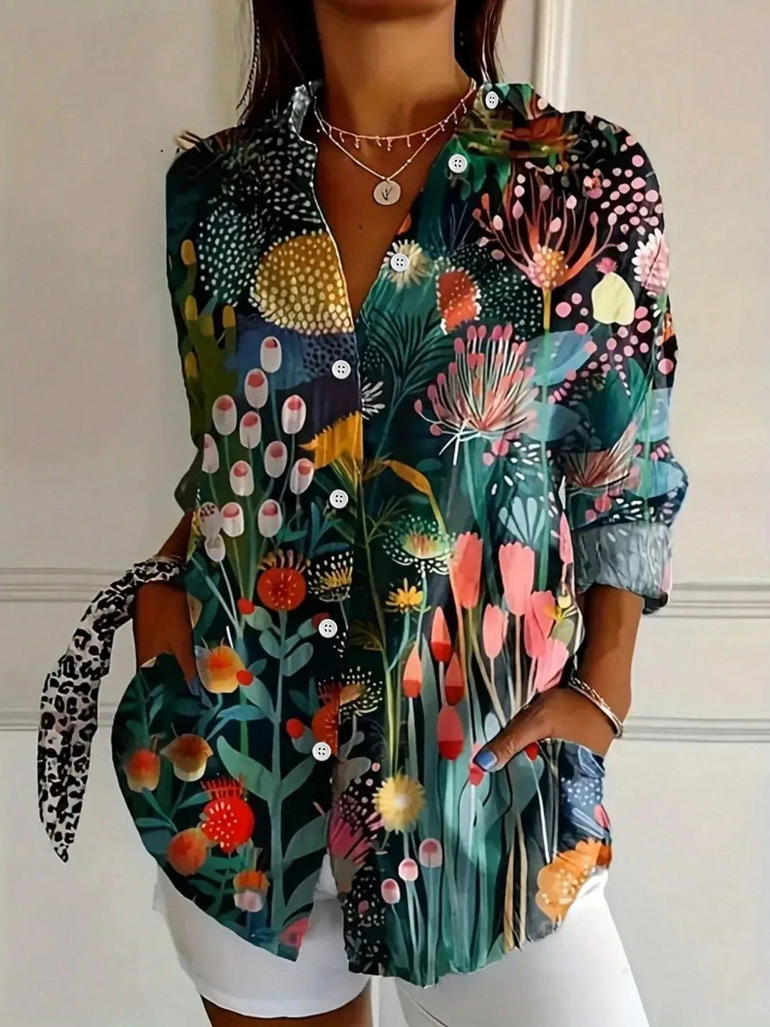 Annika | Timeless Printed Blouse