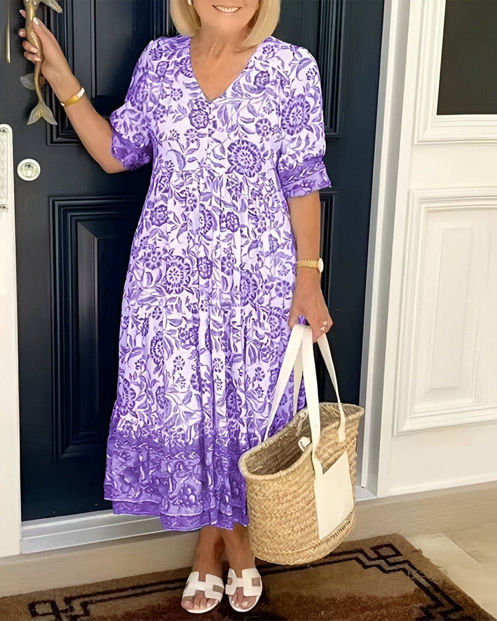 Alexis | V-Neck Bohemian Dress
