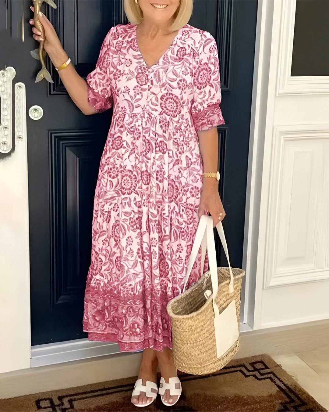 Alexis | V-Neck Bohemian Dress