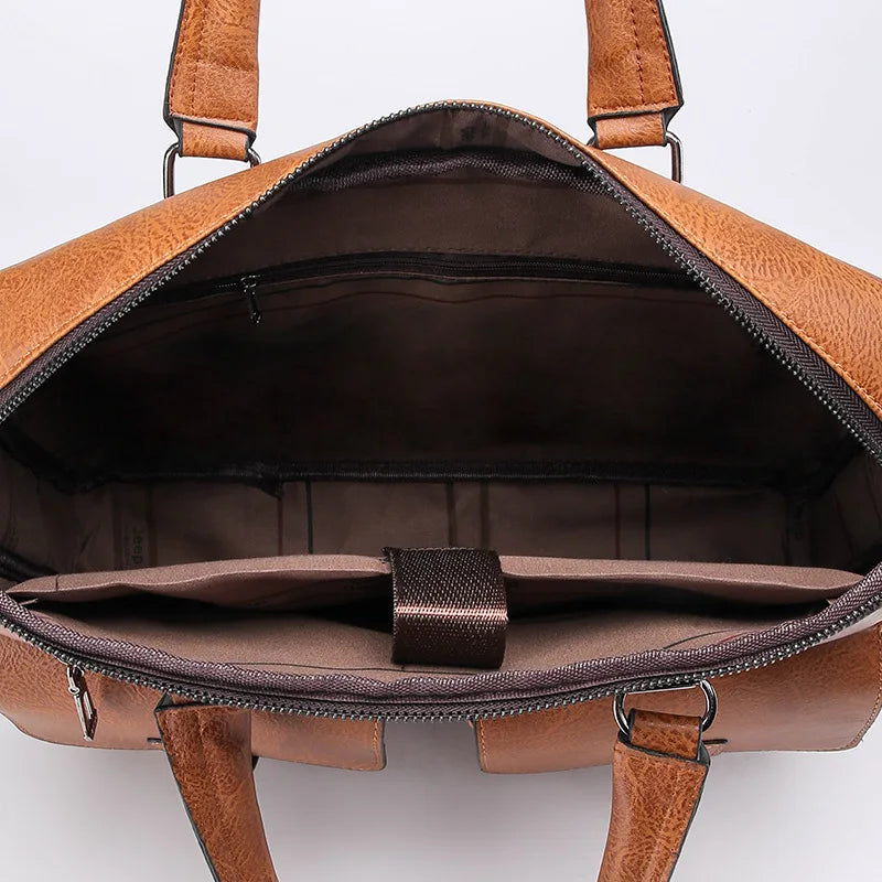 Benjamin | Classic Leather Briefcase