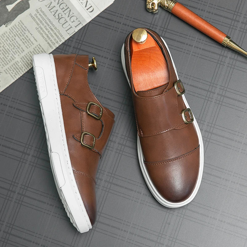 Zyden | Leather Loafers