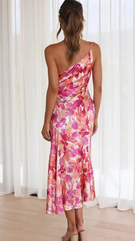 Ellen | One-Shoulder Midi Dress