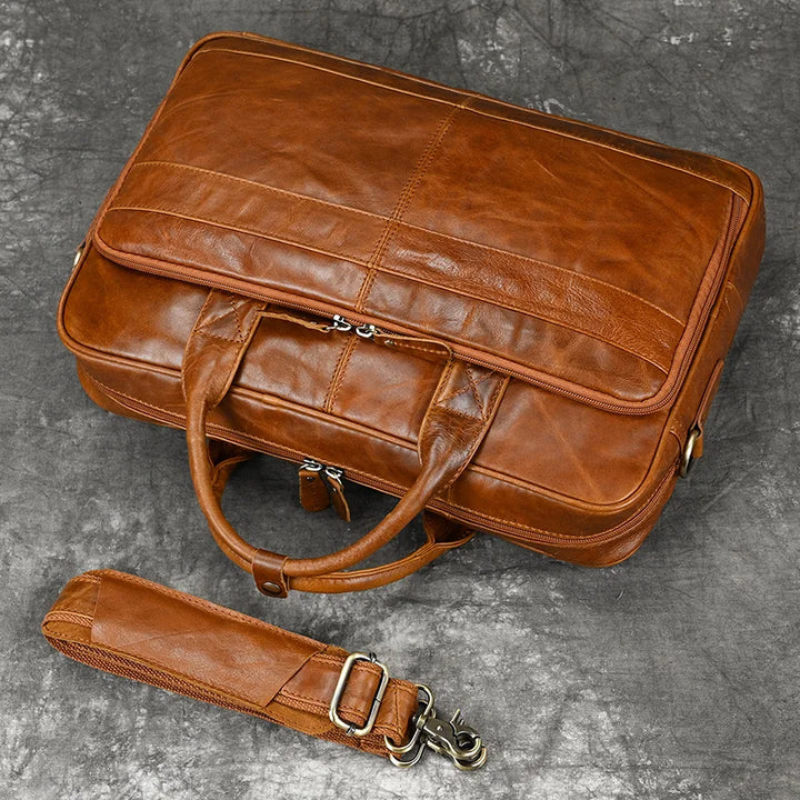 Marco | Business Leather Travel Bag