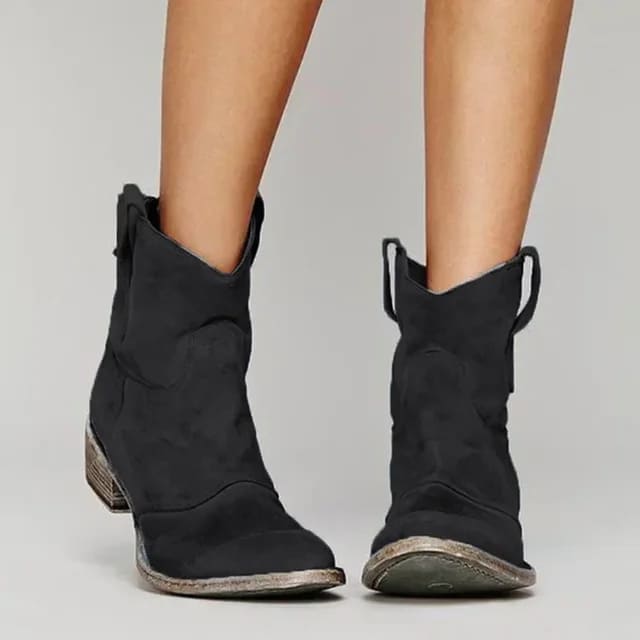 Jane | Vintage Cowboy Ankle Boots