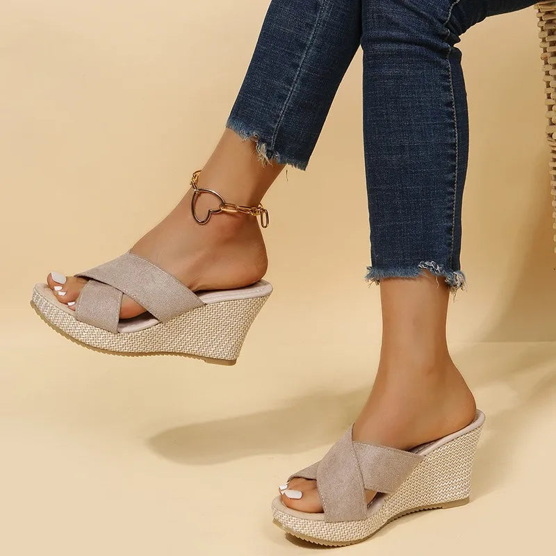 Evie | Chic Wedge Sandals
