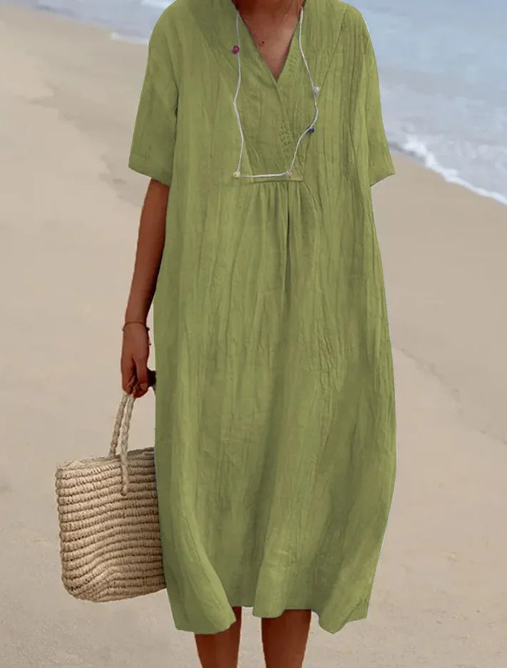 Josephine | Classy V-Neck Dress