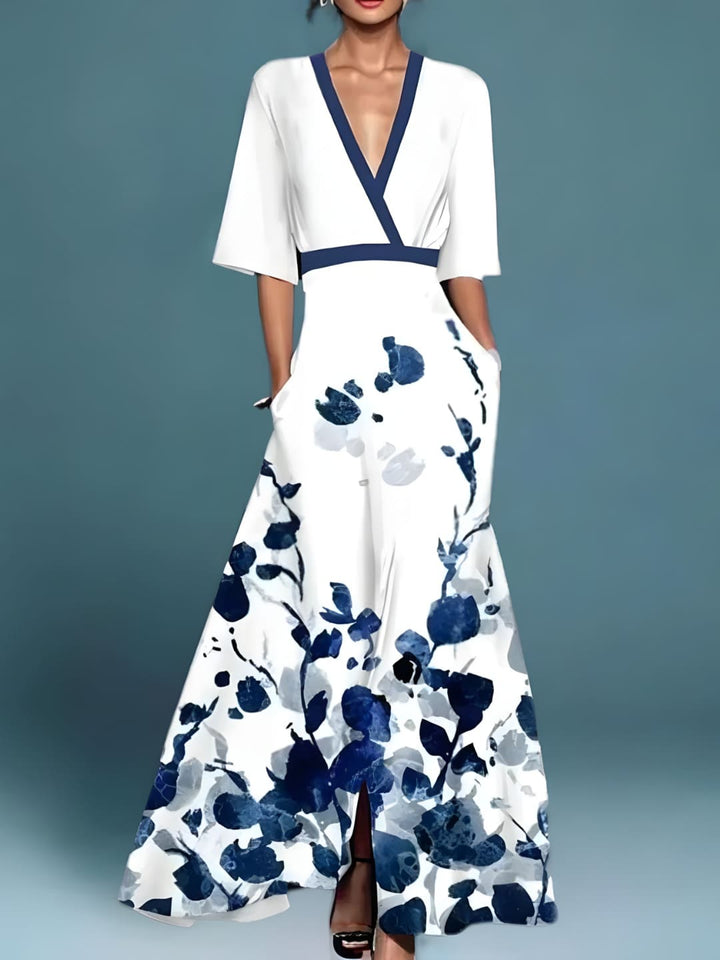 Helene | Elegant Floral Dress