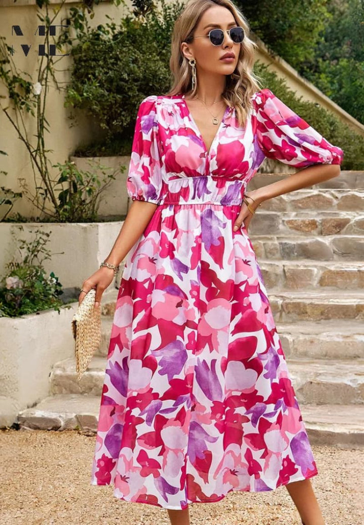 Inna | Lightweight Floral Summer Dress