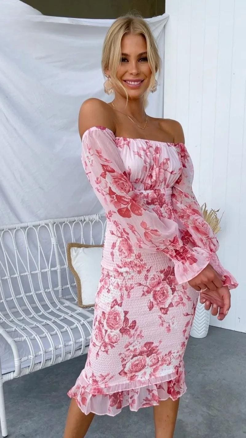Dalia | Chic Midi Dress
