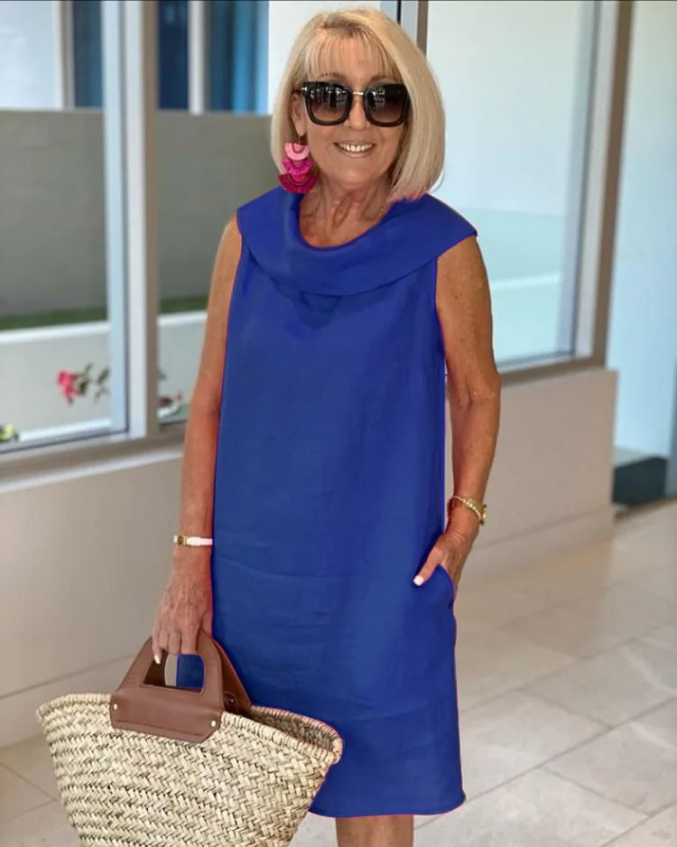 Nila | Elegant Sleeveless Shift Dress