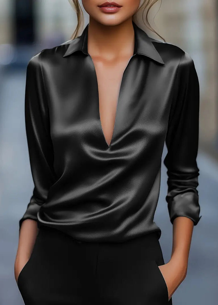 Nadia | Premium V-Neck Blouse