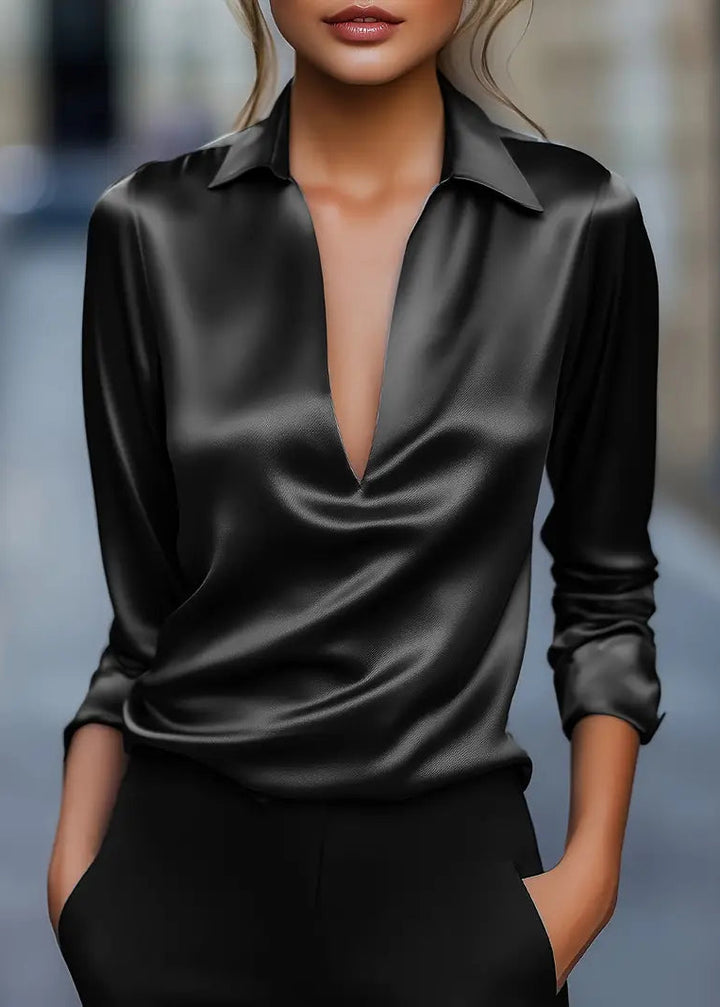 Nadia | Premium V-Neck Blouse